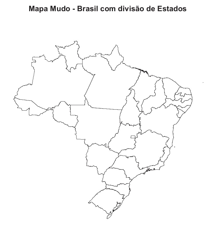 mapa do brasil por regiao