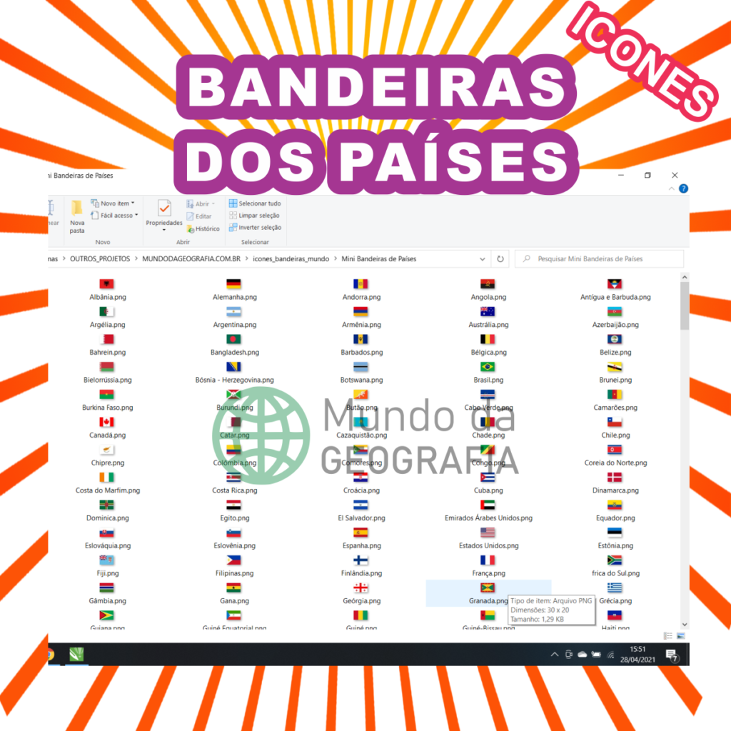 Bandeiras dos Países do Mundo