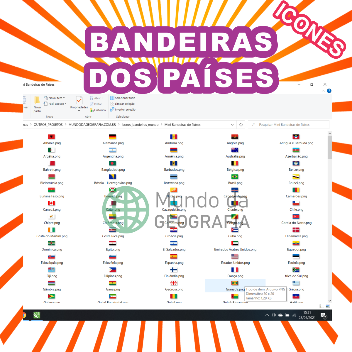 Conjunto de ícones de vetor de bandeira de países escandinavos